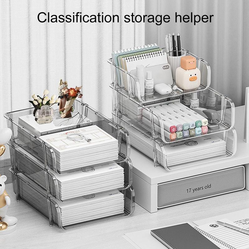 กล่องจัดระเบียบเอกสารบนโต๊ะทำง - Binder Storage Box บทวิจารณ์และราคา