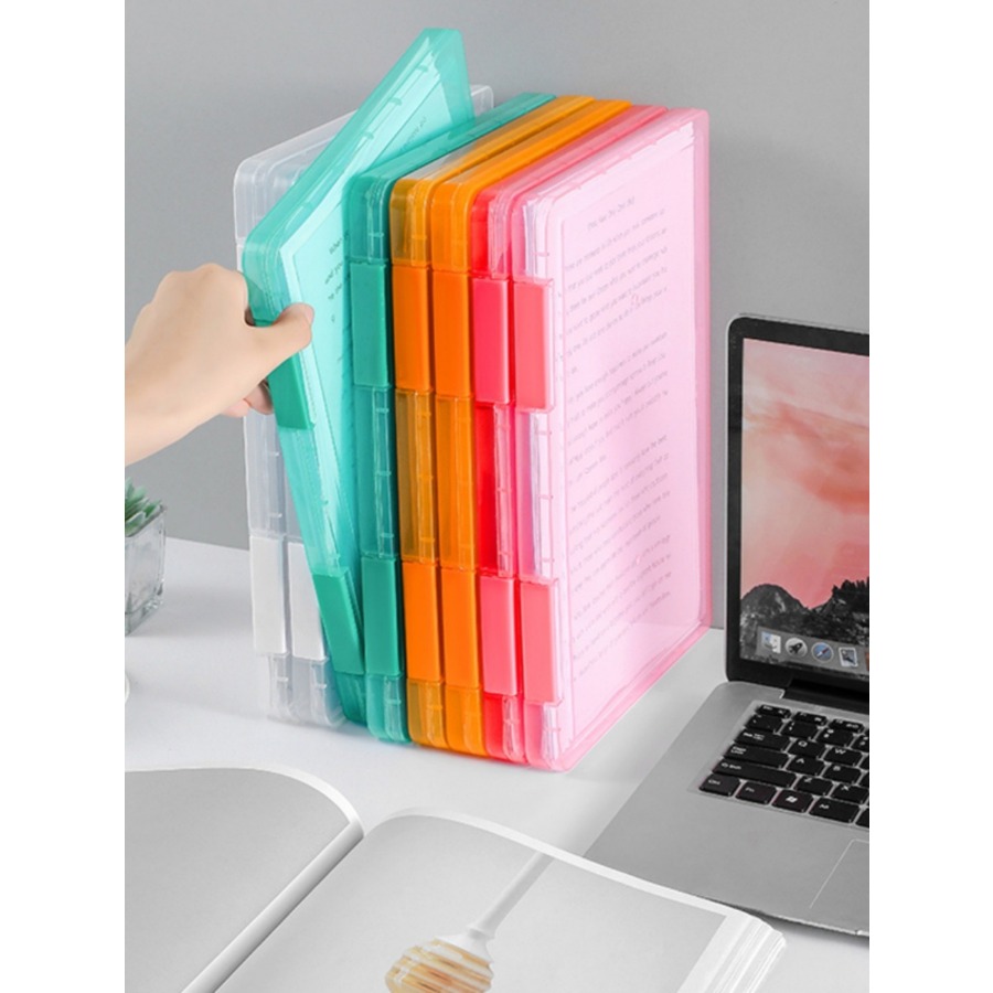 กล่องเอกสารตั้งโต๊ะ A4 แบบง่าย - Binder Storage Box บทวิจารณ์และราคา
