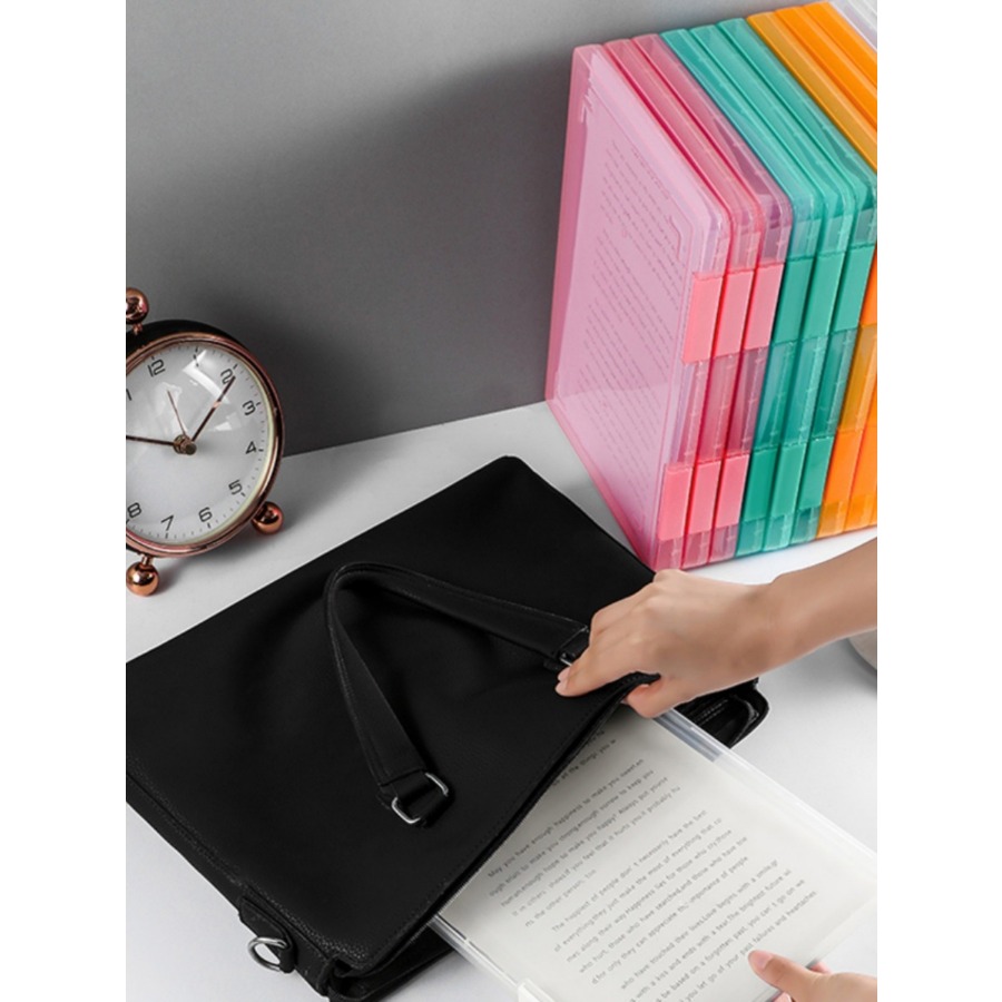 กล่องเอกสารตั้งโต๊ะ A4 แบบง่าย - Binder Storage Box บทวิจารณ์และราคา