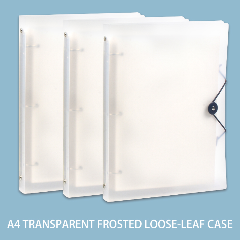 แฟ้มใสแบบฝ้า 3 ชิ้น ขนาด A4 แบ - Binder Storage Box บทวิจารณ์และราคา