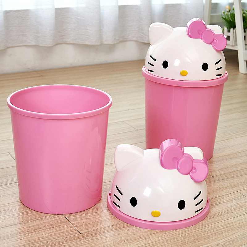 ถังขยะขนาดเล็ก Hello Kitty สำห - Office Furniture Brand บทวิจารณ์และราคา