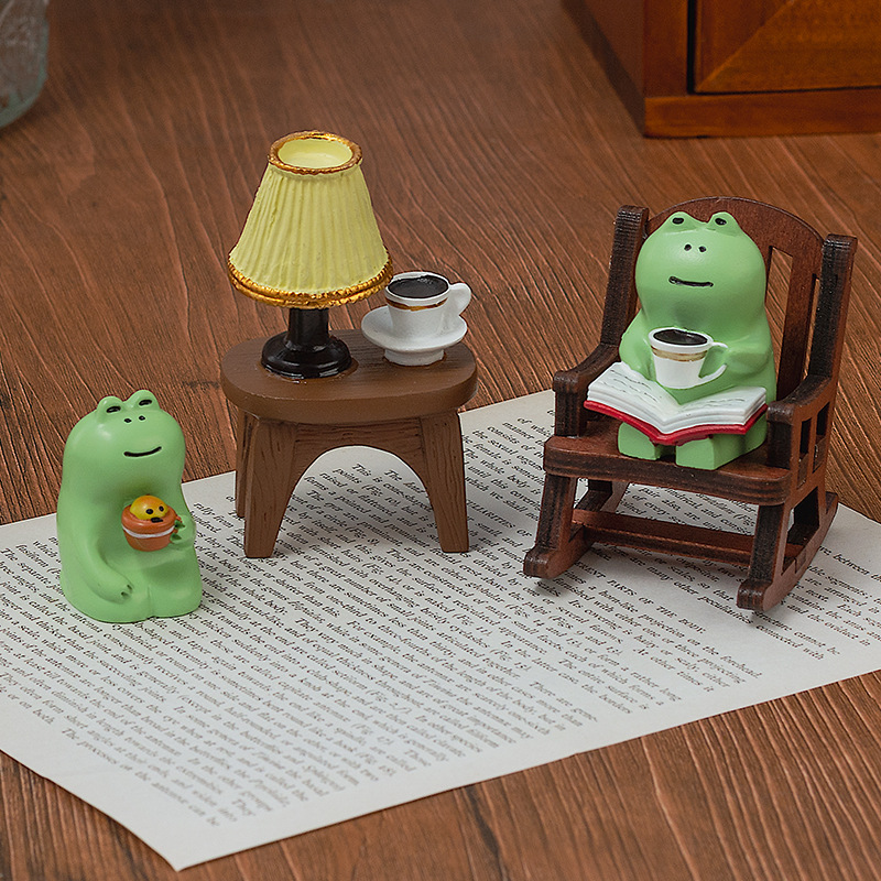 ของตกแต่งน่ารัก รูปปั้นกบเรซิ่ - Office Furniture Brand บทวิจารณ์และราคา