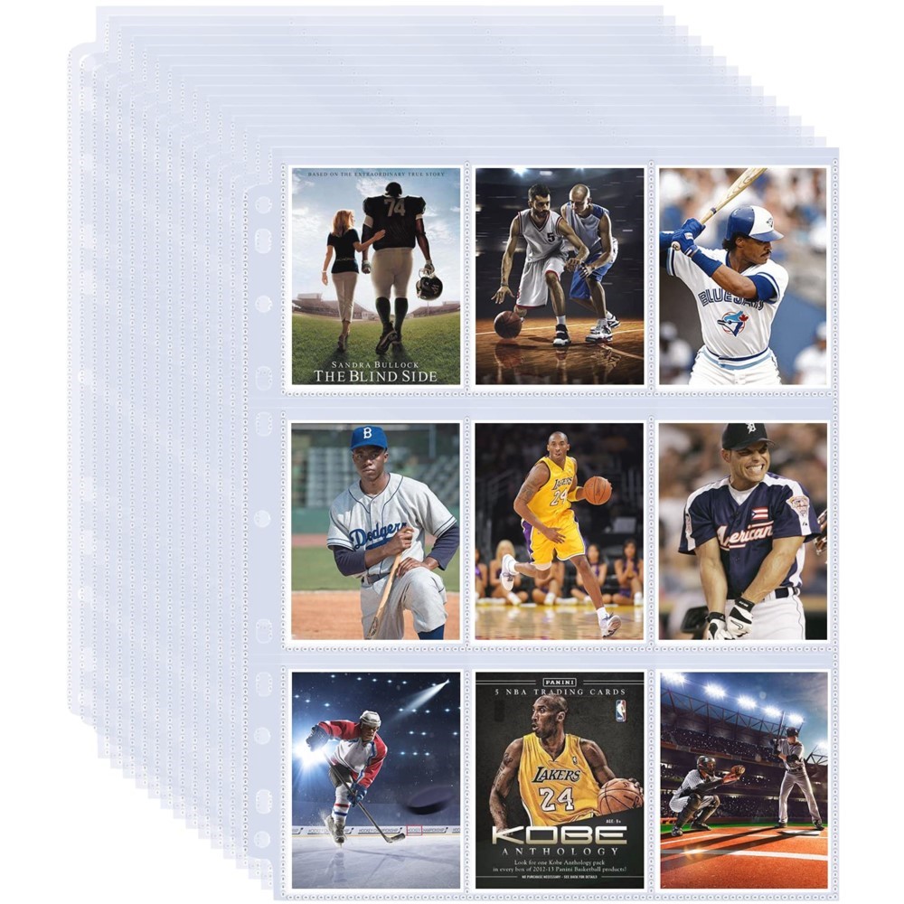 แผ่นใส่การ์ดสะสมแบบ 9 ช่อง 50  - Binder Storage Box บทวิจารณ์และราคา