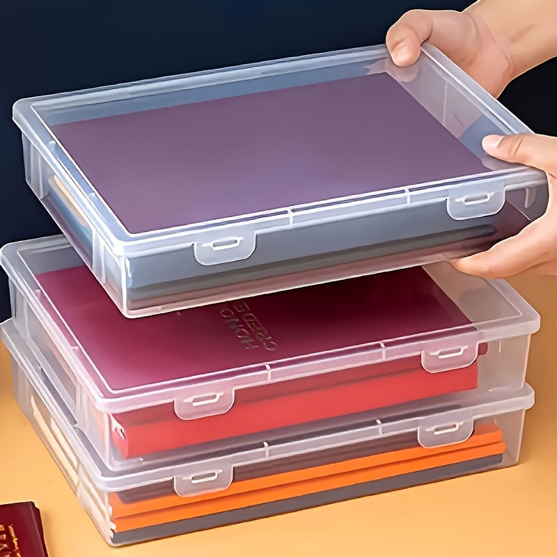 1 ชิ้น A4 กล่องเก็บของพลาสติกใ - Binder Storage Box บทวิจารณ์และราคา