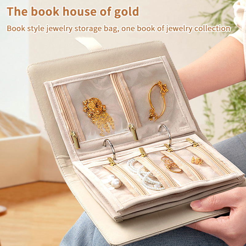 สมุดเก็บเครื่องประดับหนัง PU พ - Binder Storage Box บทวิจารณ์และราคา