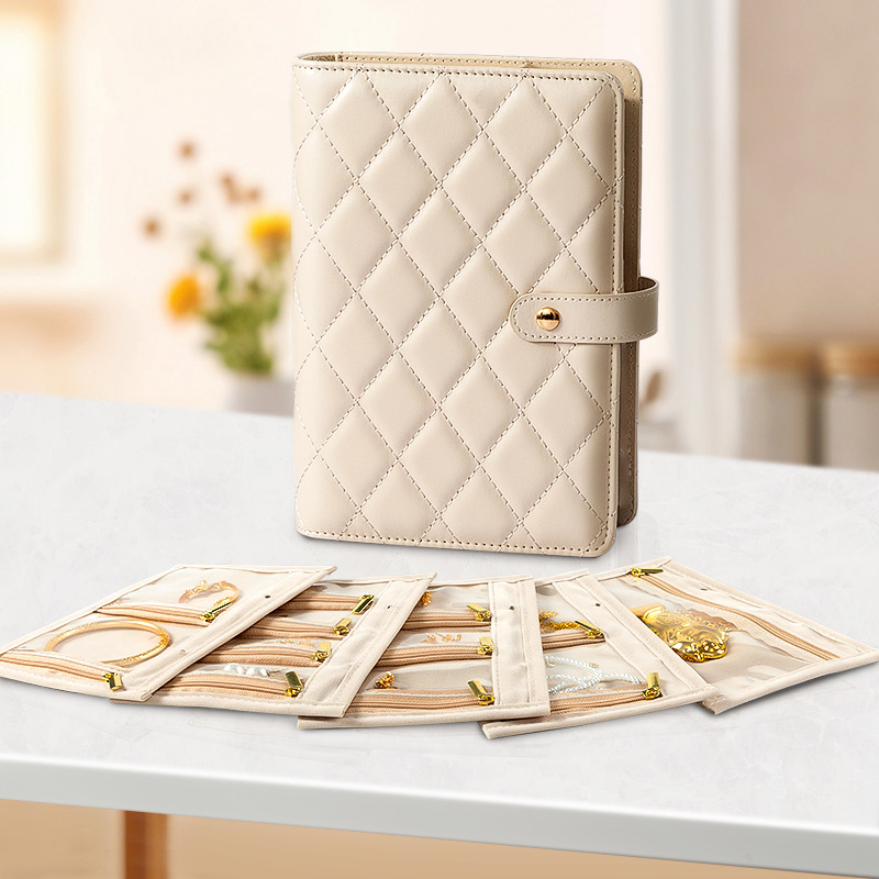 สมุดเก็บเครื่องประดับหนัง PU พ - Binder Storage Box บทวิจารณ์และราคา
