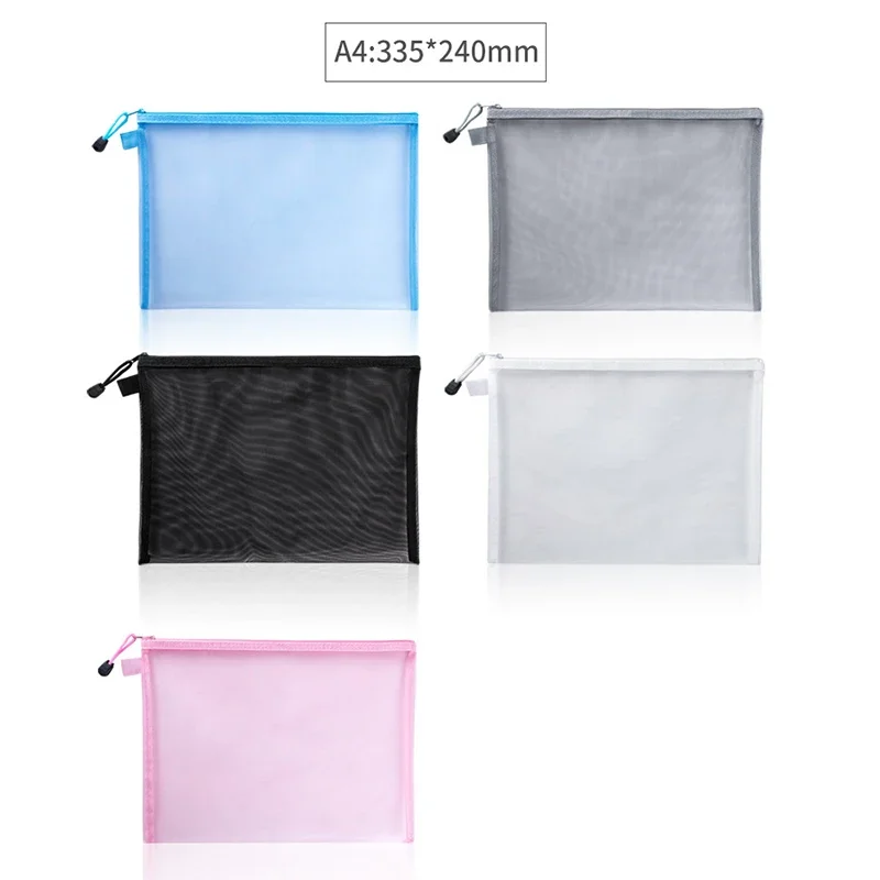1 ชิ้น A4/A5/A6 ตาข่ายซิปกระเป - Binder Storage Box บทวิจารณ์และราคา