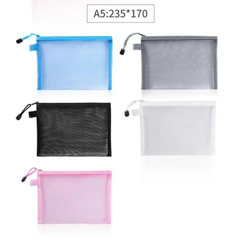 1 ชิ้น A4/A5/A6 ตาข่ายซิปกระเป - Binder Storage Box บทวิจารณ์และราคา