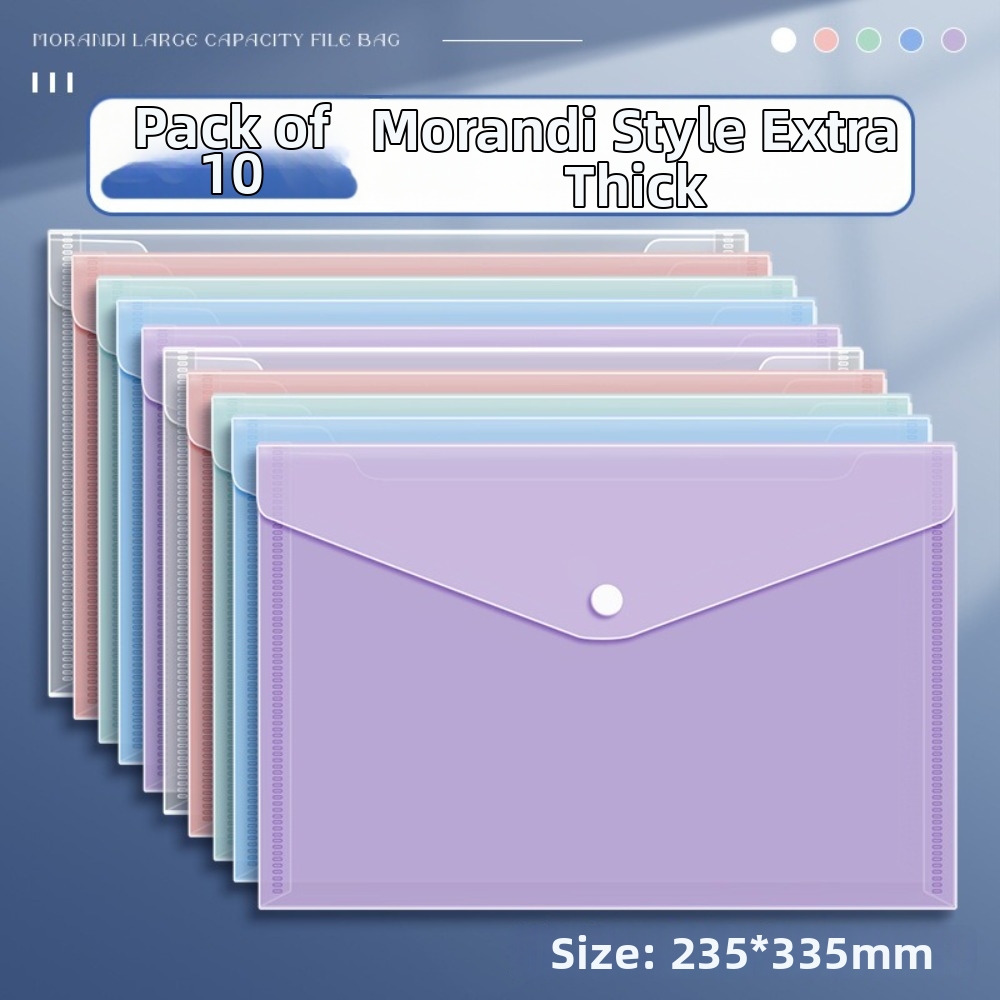 10 ชิ้นแฟ้มใส A4 พลาสติกความจุ - Binder Storage Box บทวิจารณ์และราคา